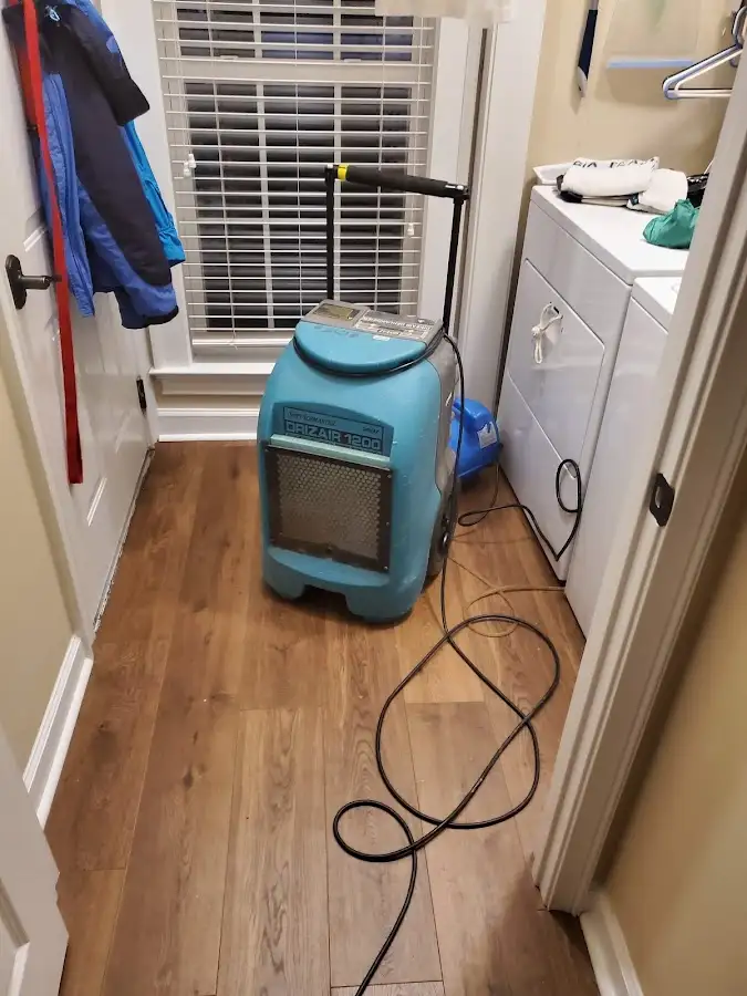 Commercial dehumidifier deployed for Flood Damage Cleanup in North Fort Myers